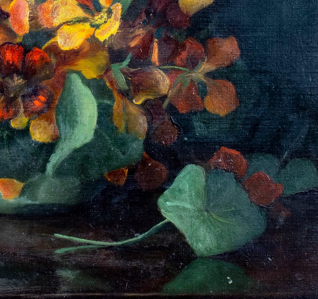 Minnie Rankin Wyman (NY,DC,1871-1963) oil painting antique - 7