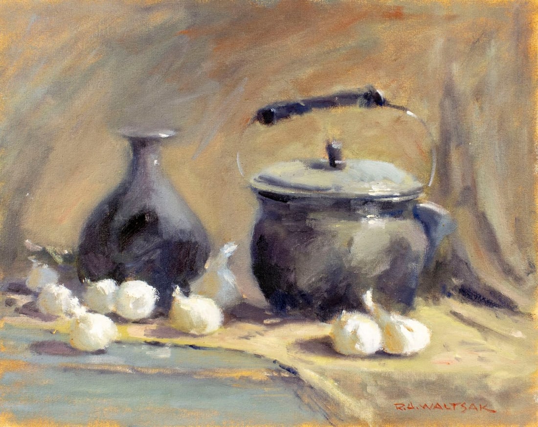 Robert Waltsak (NJ,b 1944) oil painting (1 of 12)