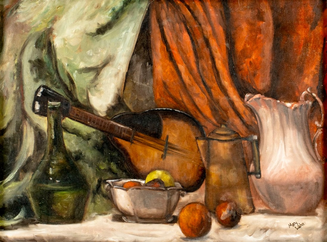 Mary Lahn (US,20C) oil painting (1 of 12)