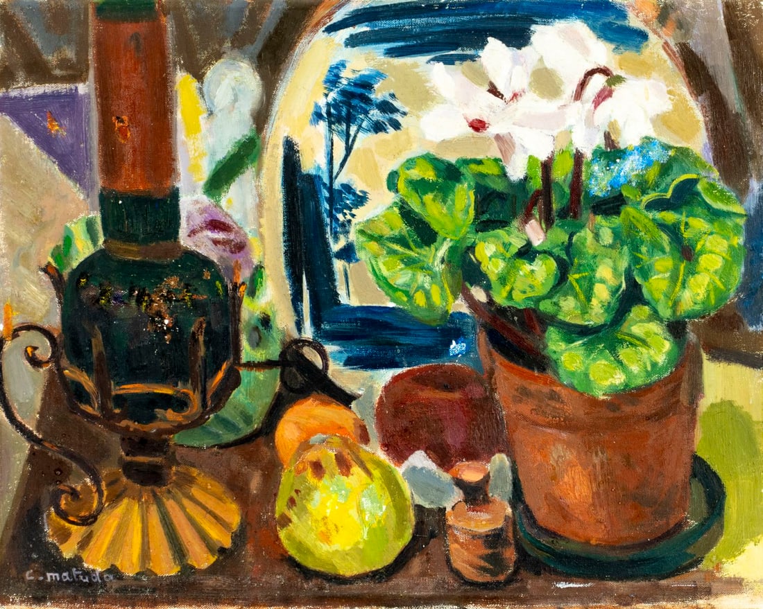 Chuichi Matsuda (Japan,mid 20C) oil painting (1 of 14)