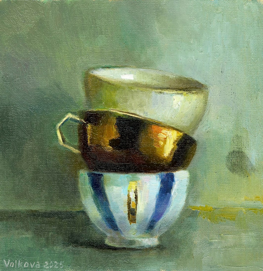 Anna Volkova (Ukraine,20/21C) oil painting (1 of 11)