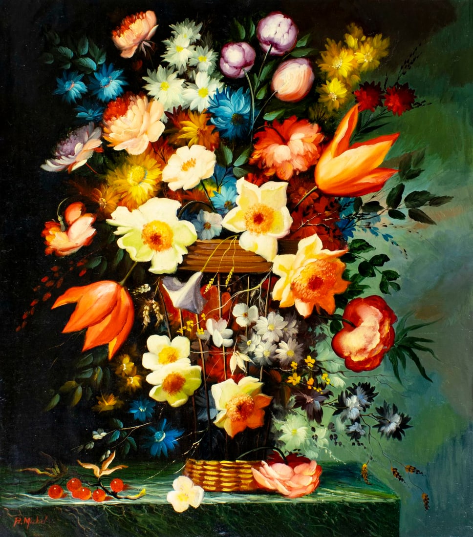 Roberto Michel (Spain,1944-?) oil painting (1 of 13)