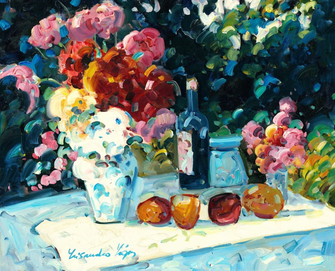 Lisandro Baylon (Argentina,US,1951-?) oil painting (1 of 11)