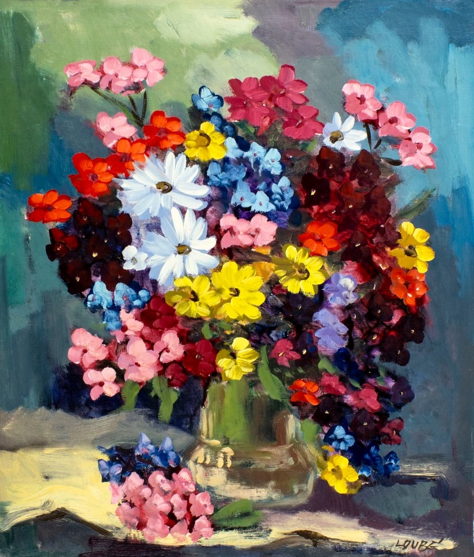 Loube (Europe,20C) oil painting (1 of 13)