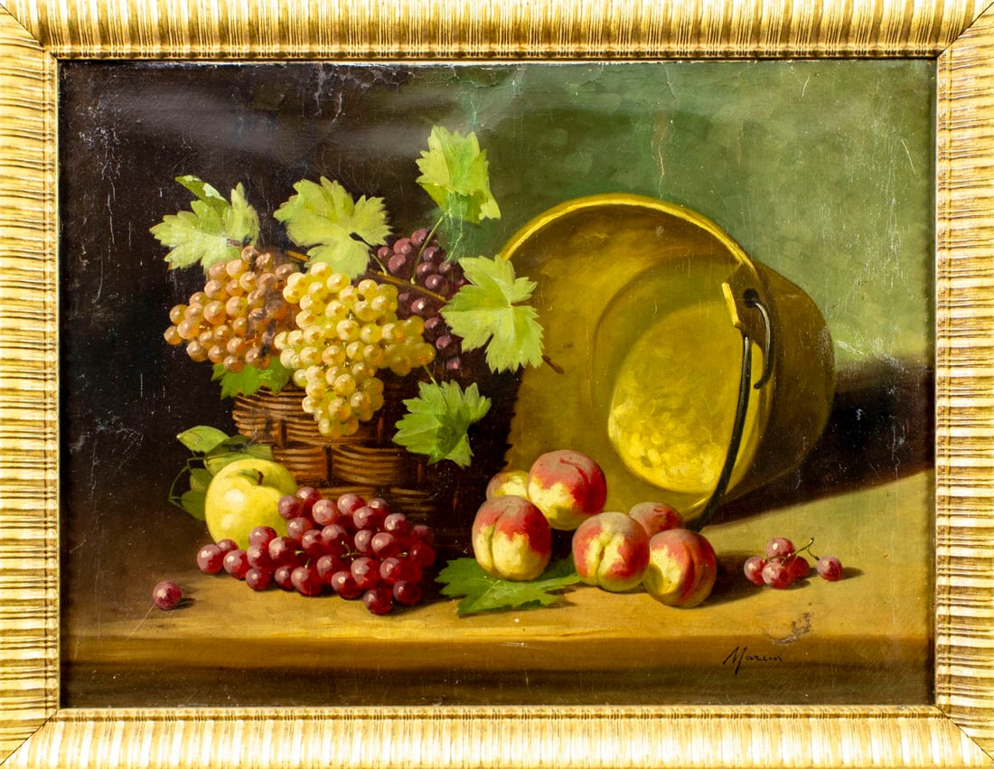 Marcin (France,early 20C) oil painting antique - 3