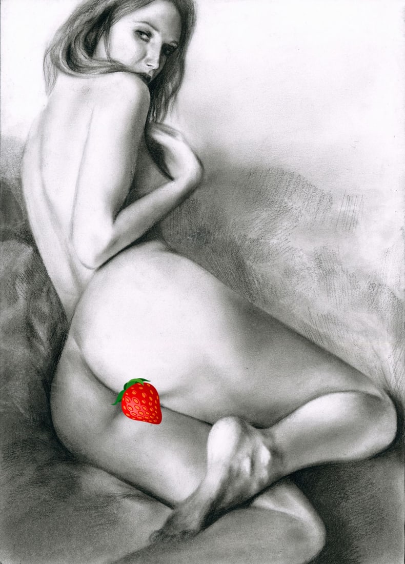 Margaryta Marynych (Ukraine,20/21C) pastel painting: ARTIST: Margaryta Marynych (Ukrainian, 20/21 centuries) TITLE: Nude MEDIUM: pastel on heavy paper CONDITION: Very good. ART SIZE: 12 x 8 inches / 30 x 20