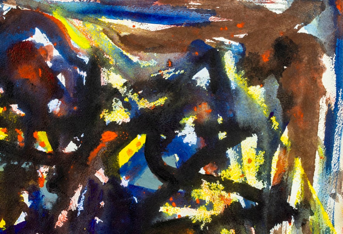 Martin Rosenthal (NY,MA,1899-1974) watercolor painting - 5