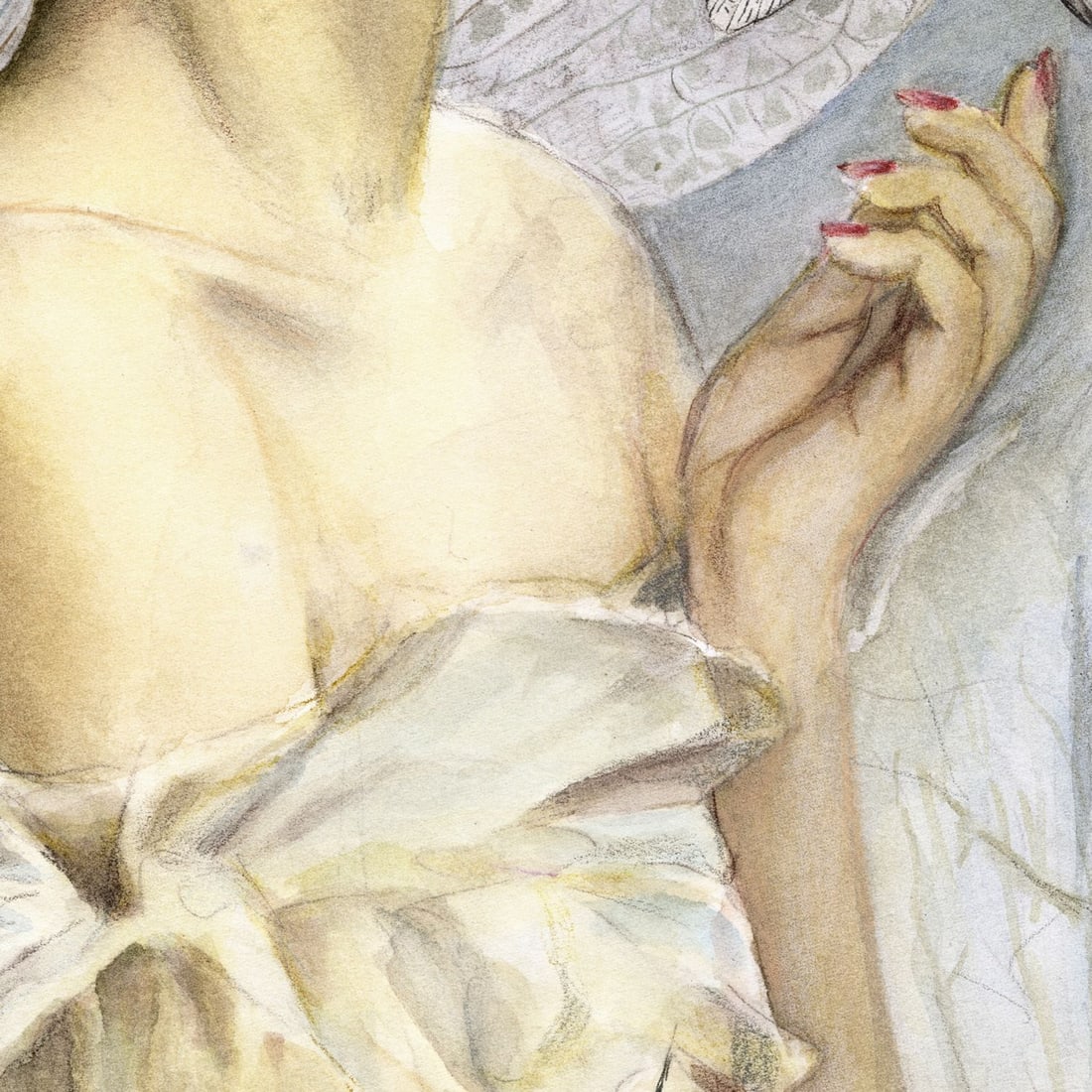 Yuliya Ostapchuk (Ukraine,20/21C) watercolor painting - 7