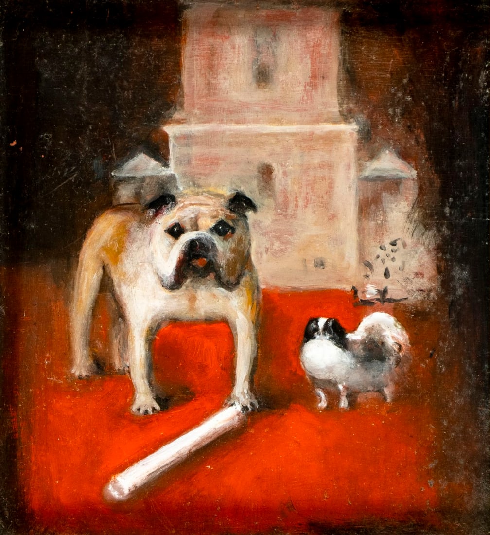 Vintage 20C American oil painting (1 of 11)