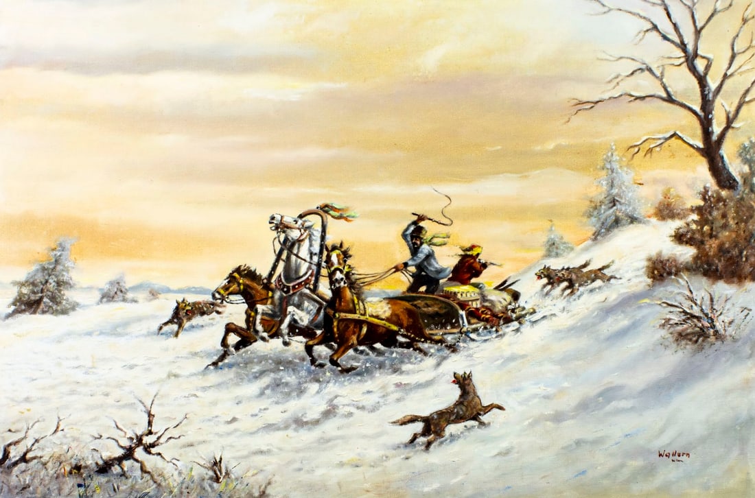 W Wallern (Austria,20C) oil painting (1 of 13)