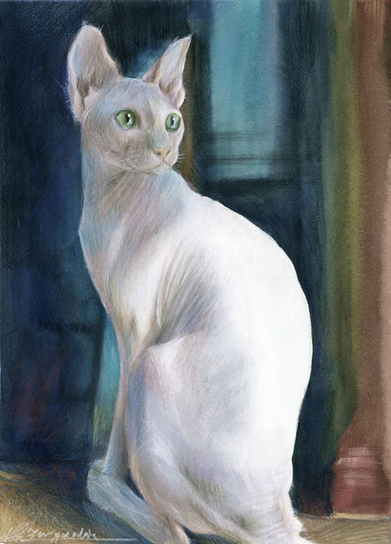 Katerina Zavgorodnya (Ukraine,20/21C) pastel painting (1 of 13)