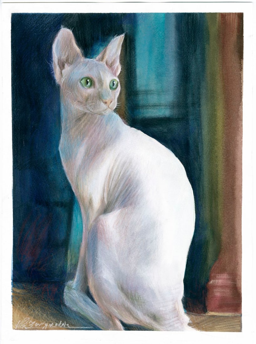 Katerina Zavgorodnya (Ukraine,20/21C) pastel painting - 3