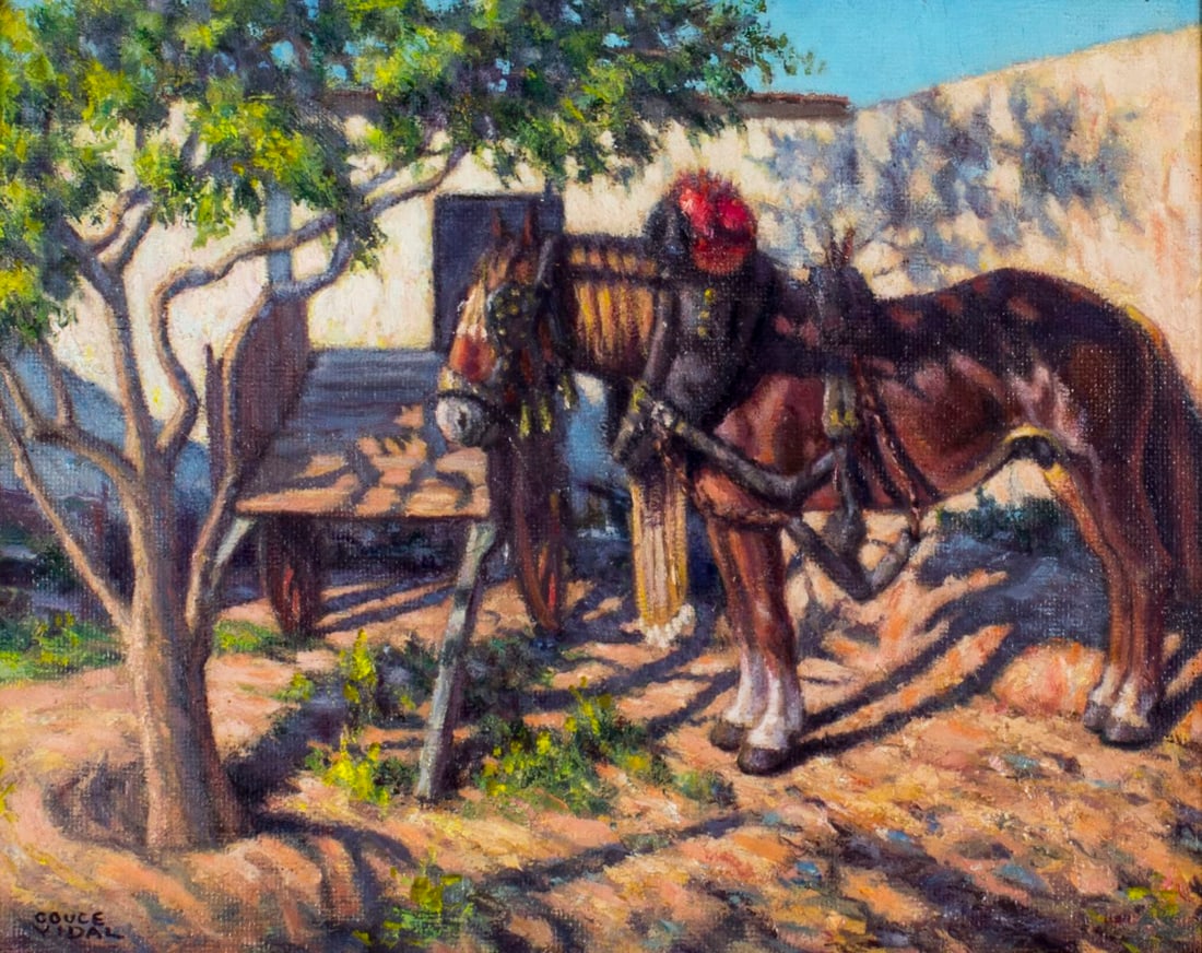 Couce Vidal (MA,20C) oil painting (1 of 11)
