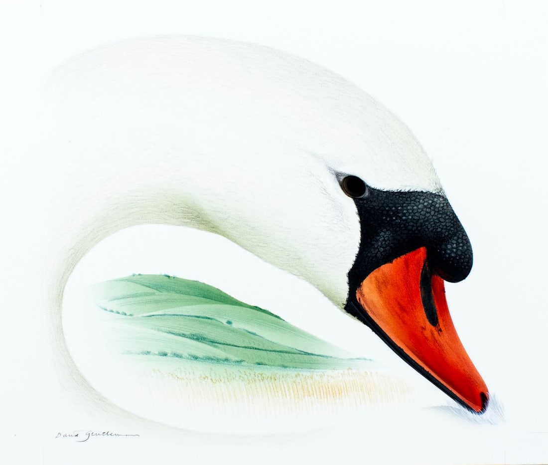 David Gentleman (UK,1930-?) gouache painting (1 of 13)