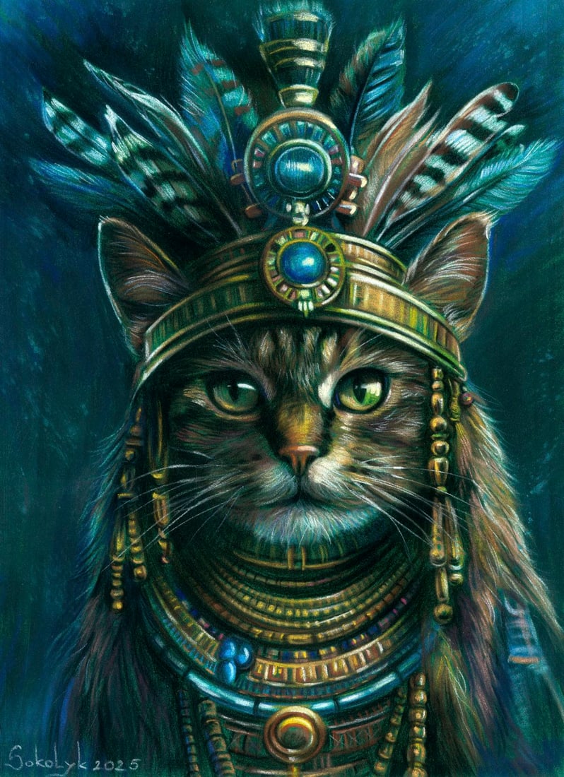 Vira Sokolyk (Ukraine,b 1999) pastel painting (1 of 12)