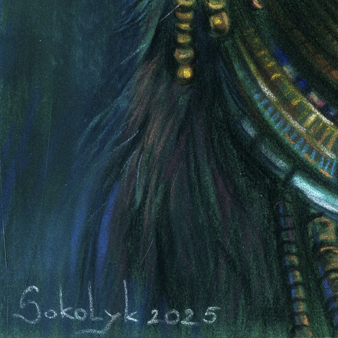 Vira Sokolyk (Ukraine,b 1999) pastel painting - 4