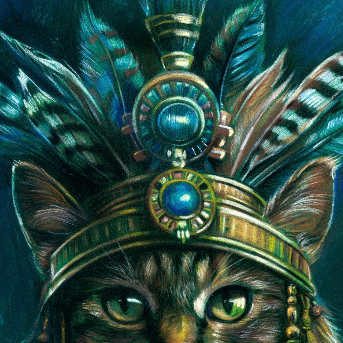 Vira Sokolyk (Ukraine,b 1999) pastel painting - 7