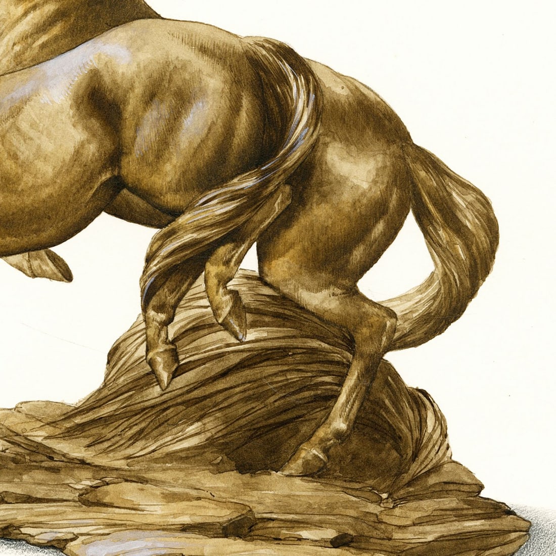 Maureen D Schultz (PA,20C) watercolor painting - 6