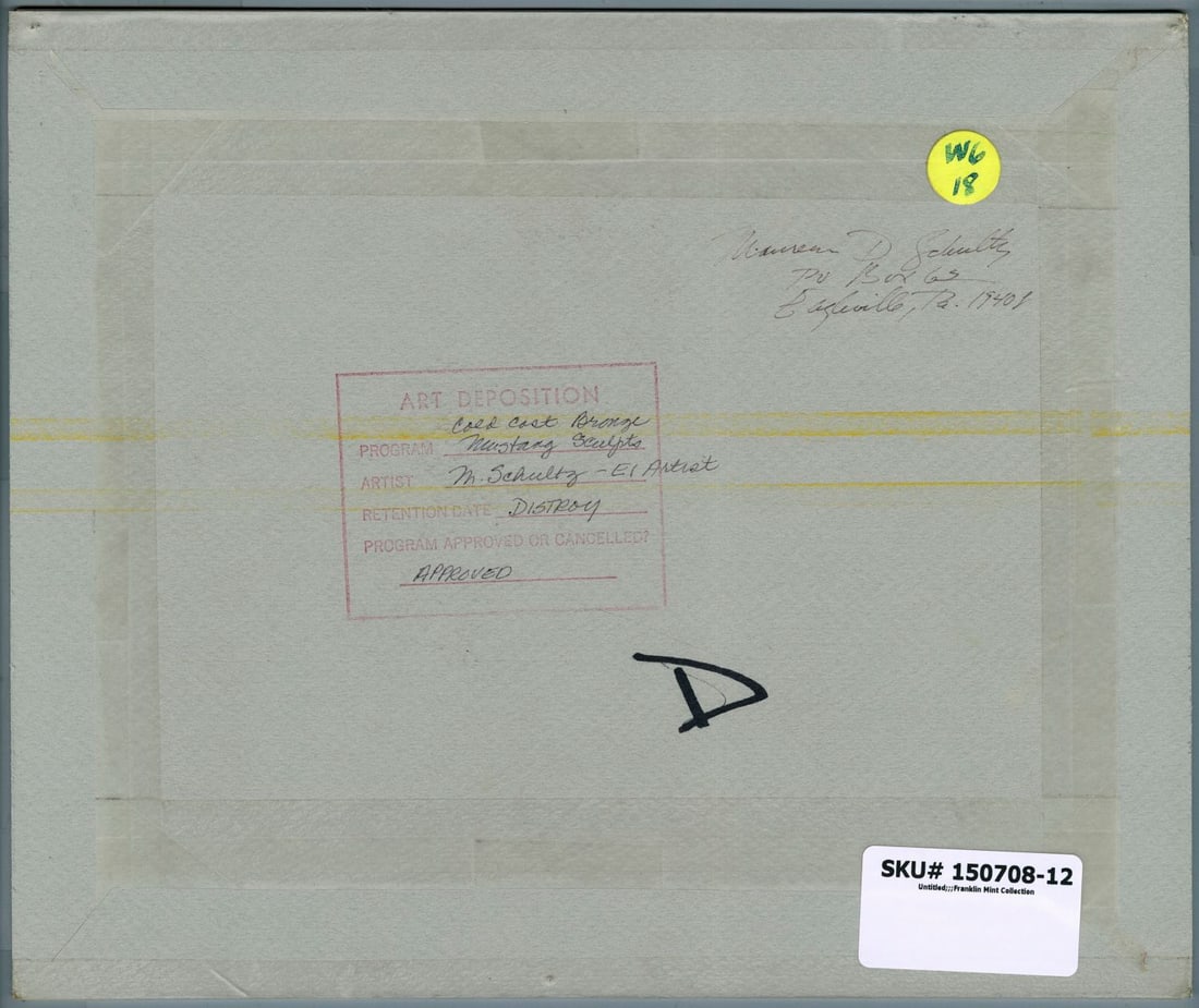 Maureen D Schultz (PA,20C) watercolor painting - 8