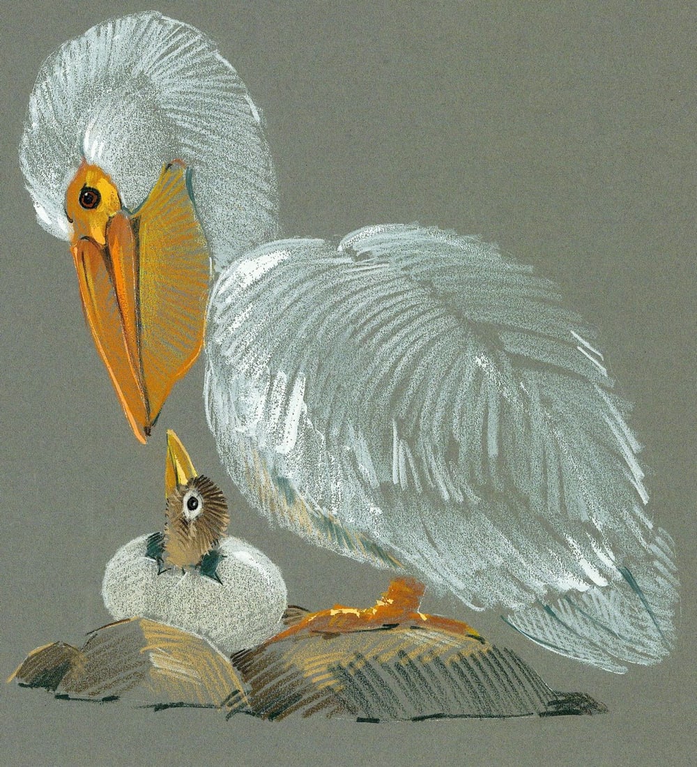 Deborah Bell Jarratt (PA,20/21C) gouache painting (1 of 9)