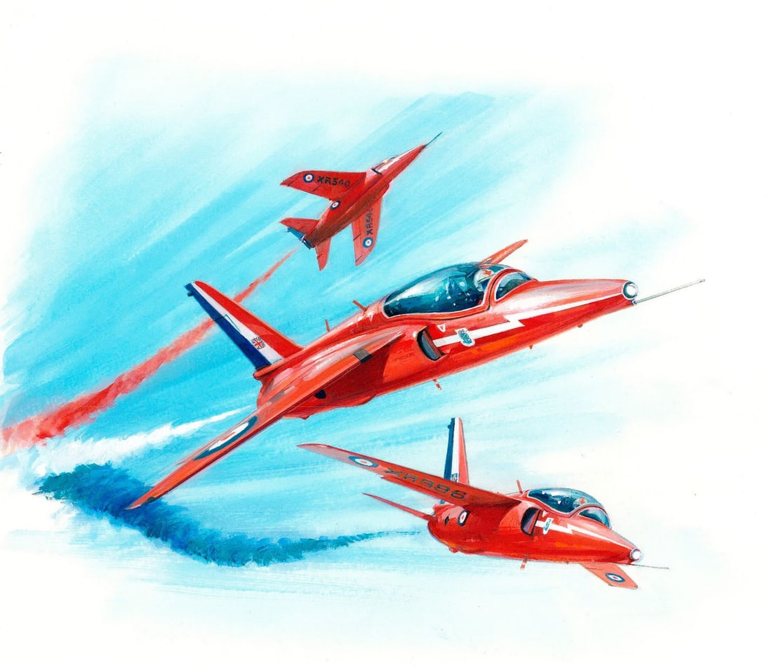 Michael Turner (UK,1934-2025) gouache painting - 4