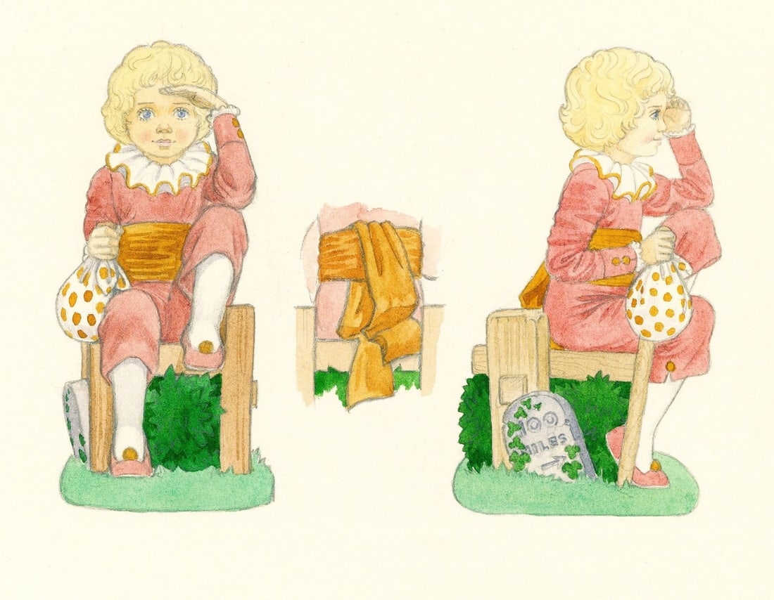 Carol Lawson (UK,20/21C) watercolor painting (1 of 10)