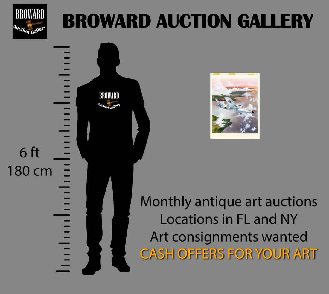 Steve Ferguson (US,b 1946) mixed media painting - 2