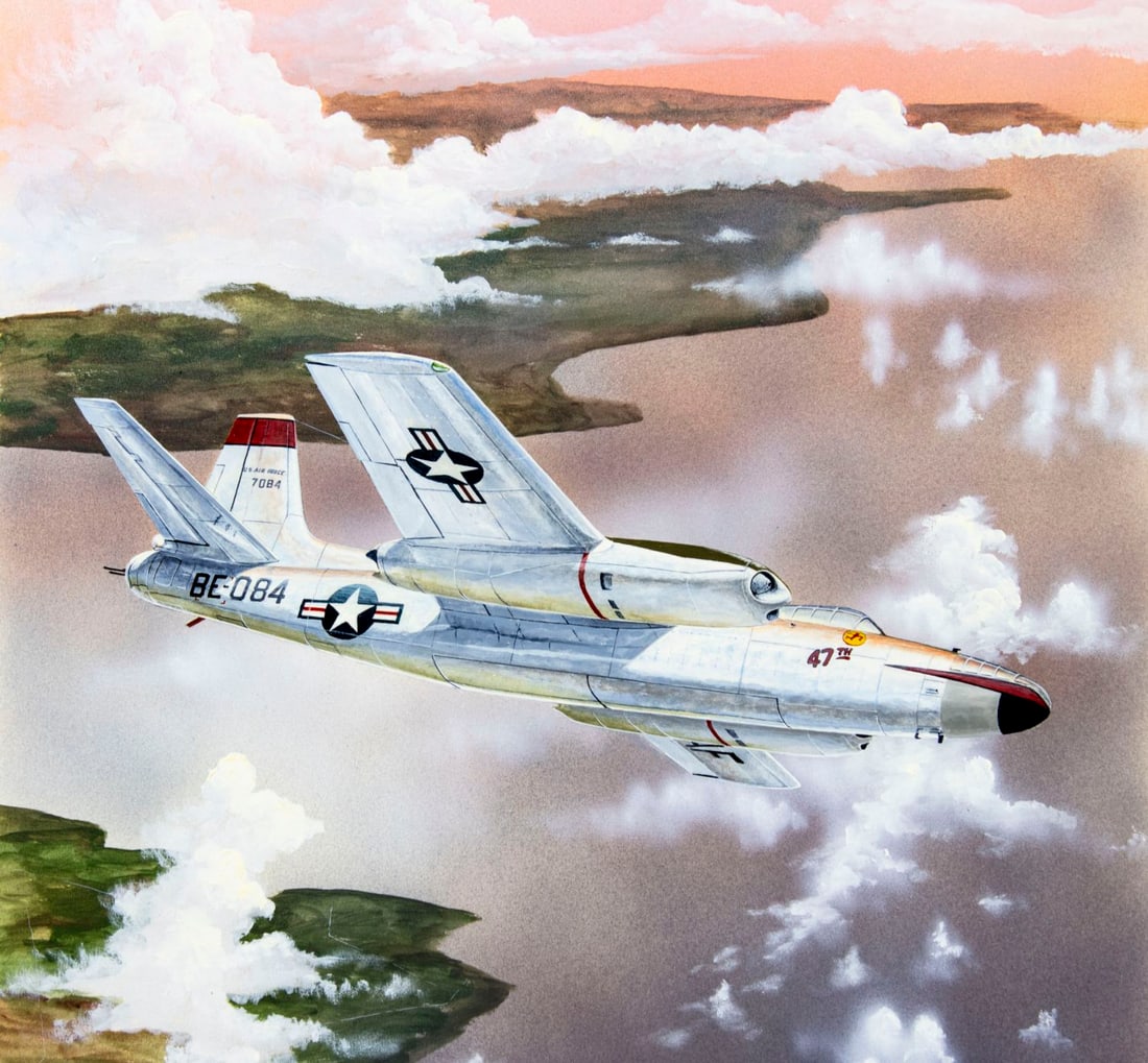 Steve Ferguson (US,b 1946) mixed media painting - 5