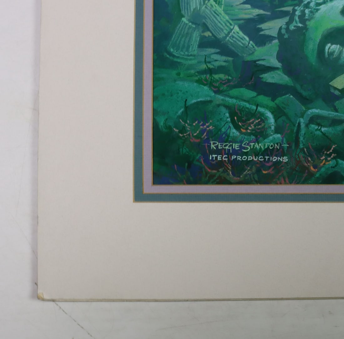 Reggie Stanton (US,20/21C) gouache painting - 11