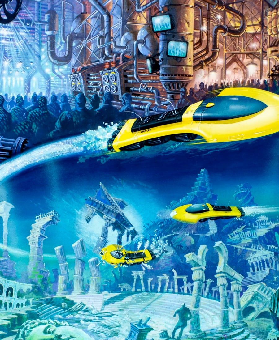 Reggie Stanton (US,20/21C) gouache painting - 5