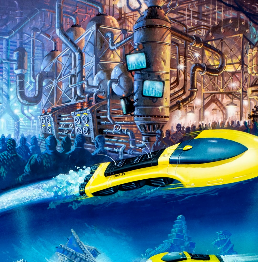 Reggie Stanton (US,20/21C) gouache painting - 6