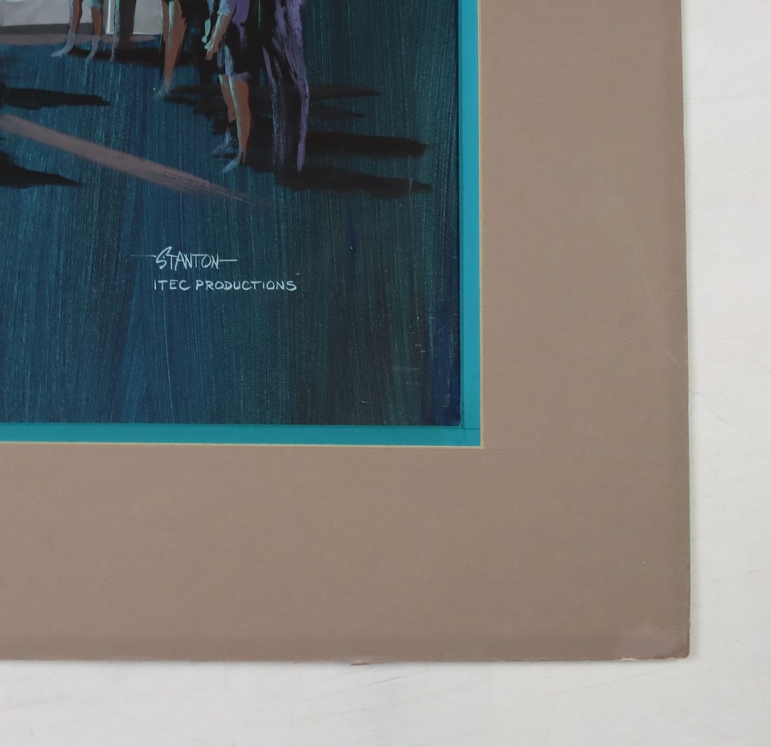 Reggie Stanton (US,20/21C) gouache painting - 10