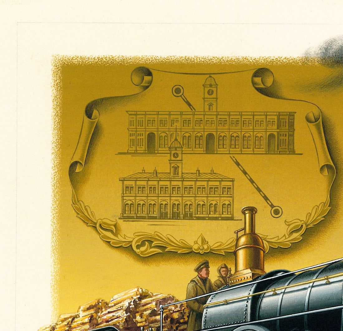 N Kolesnikov (Russia,20C) gouache painting - 5