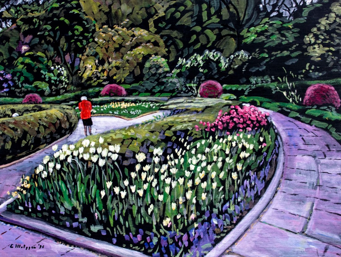 Evelyn Metzger (NY,Brazil,1911-2007) oil painting (1 of 13)