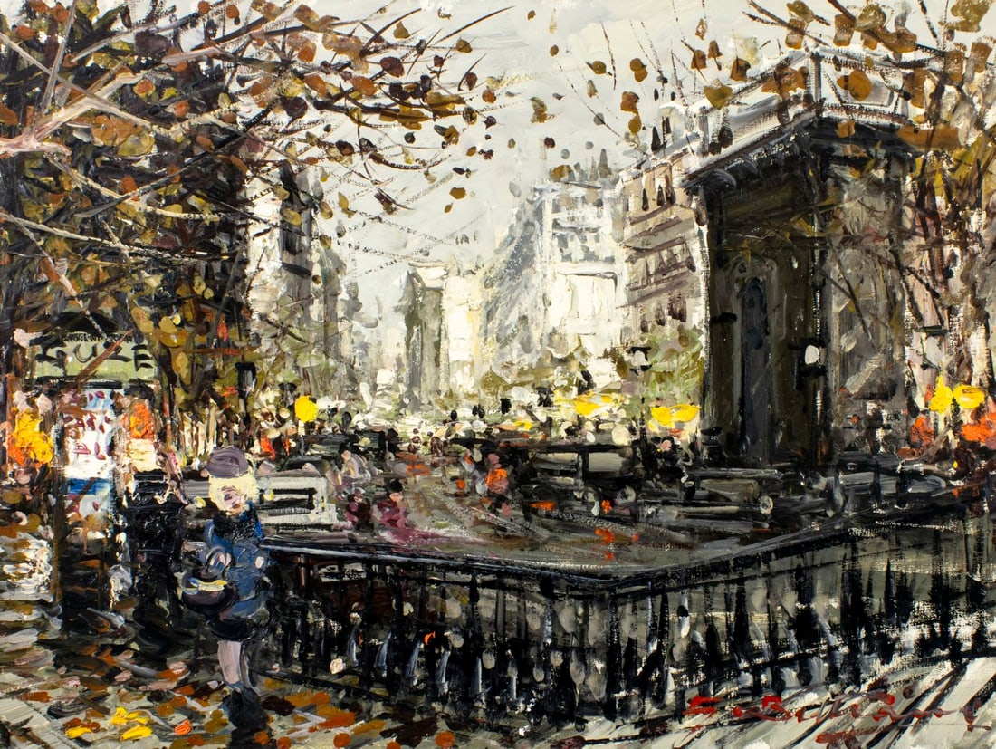 G Beltrame (France,20C) oil painting (1 of 13)