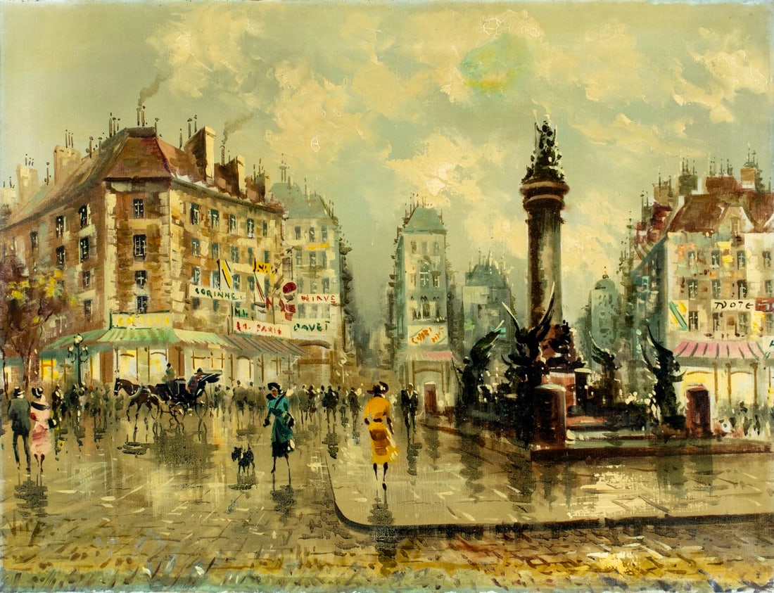 Antonio DeVity (Italy,1901-1993) oil painting (1 of 14)