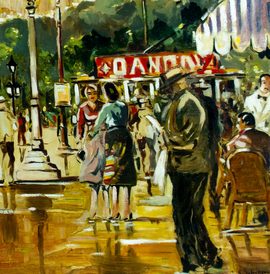 Jacques Schyrgens (Canada,Belgium,1923-?) oil painting - 7