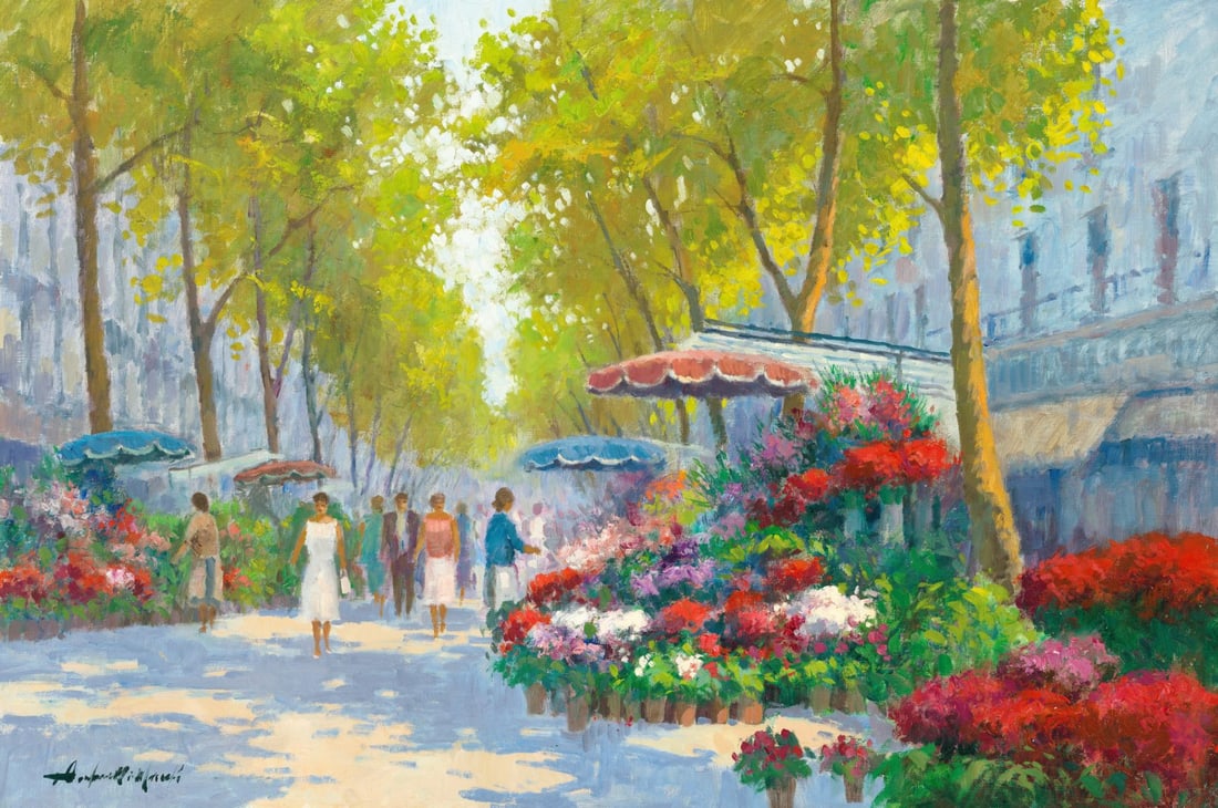 Francisco Carbonell Massabe (Spain,1928-?) oil painting (1 of 11)