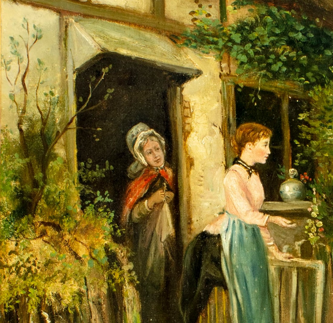 John Locker (UK,fl.1862-1872) oil painting antique - 7