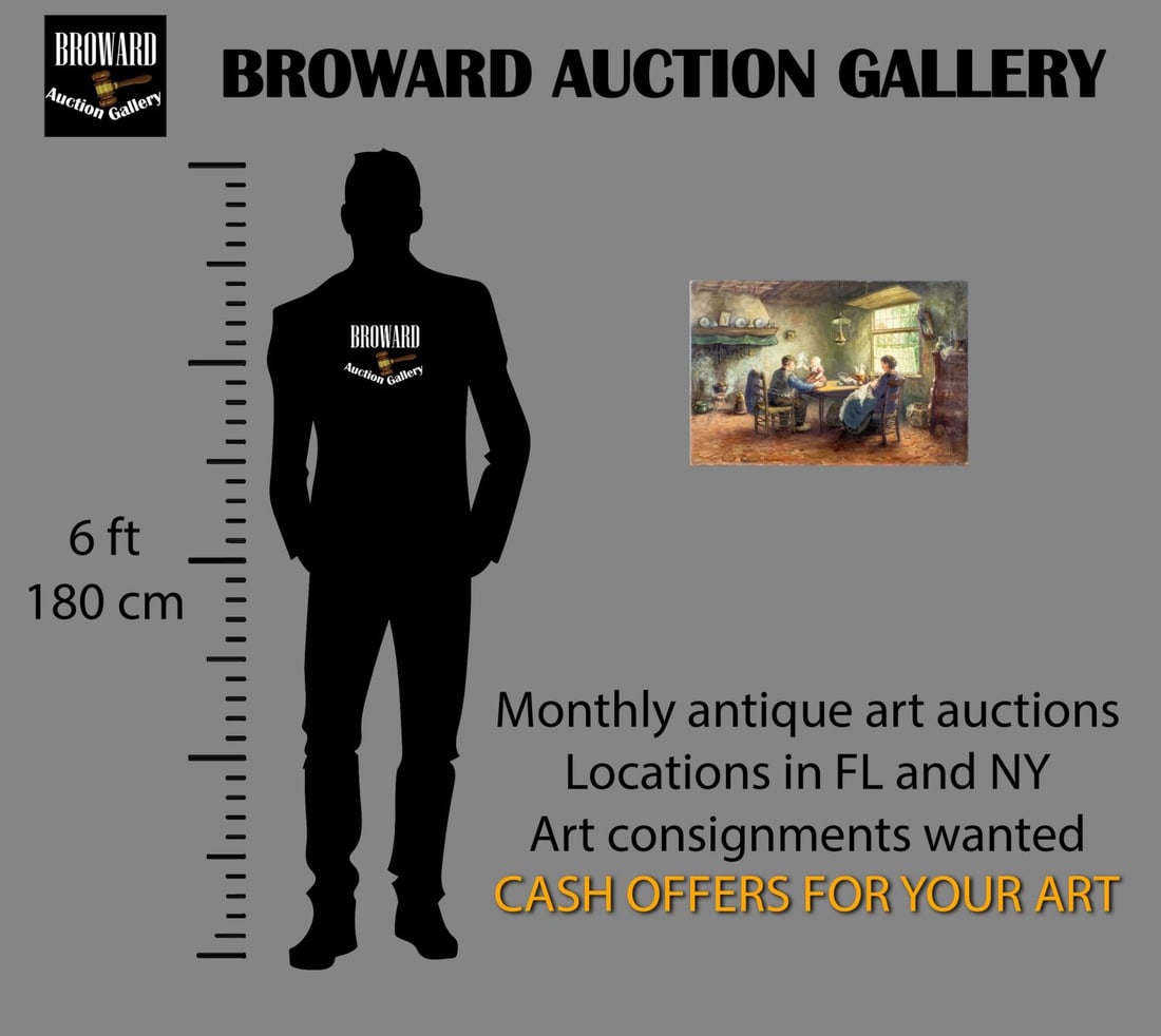 H Klein (Europe,early 20C) oil painting antique - 2