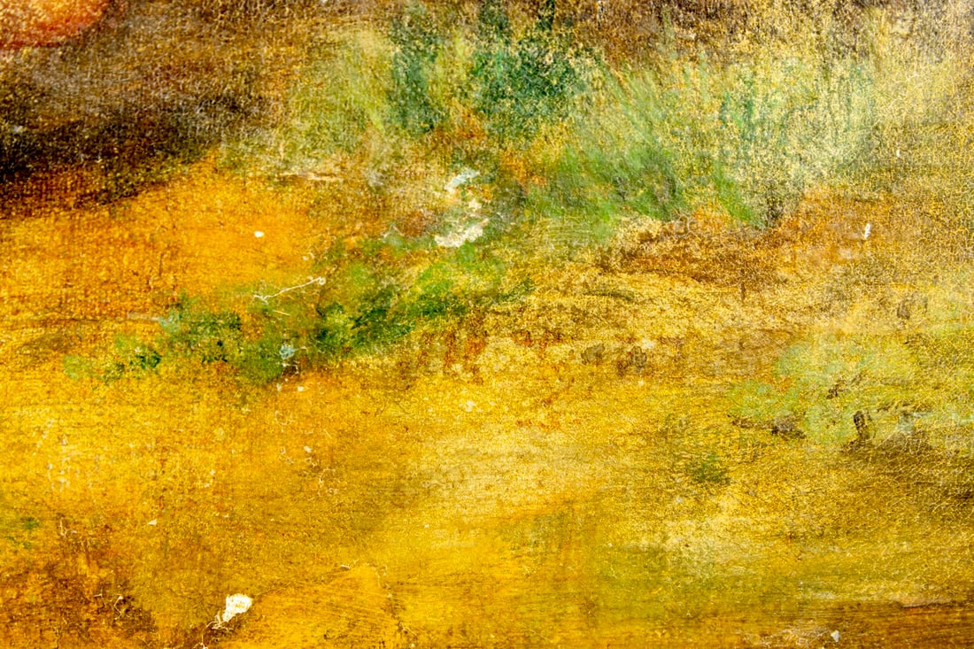 AFTER Carl Hubner (German,1814-1879) oil painting antique - 9