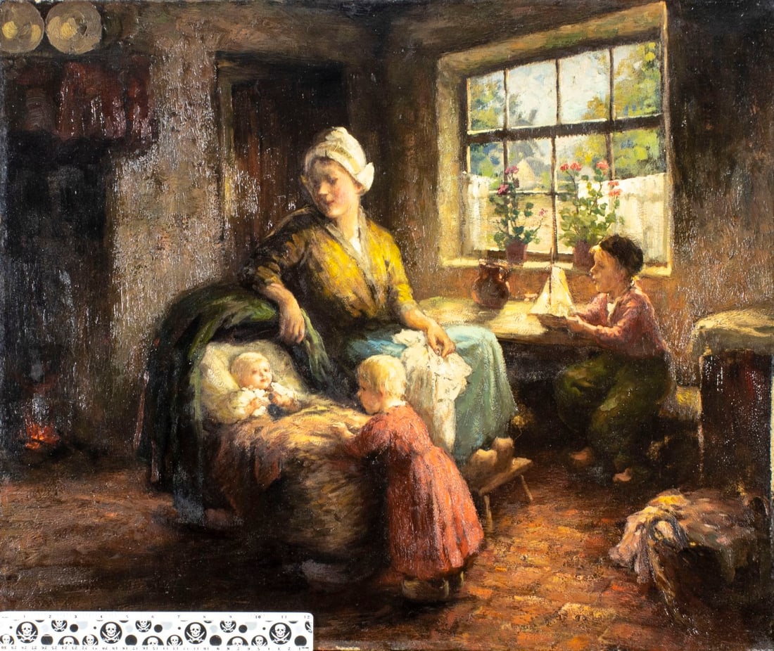 F G Grust (Dutch,1889-?) oil painting - 2