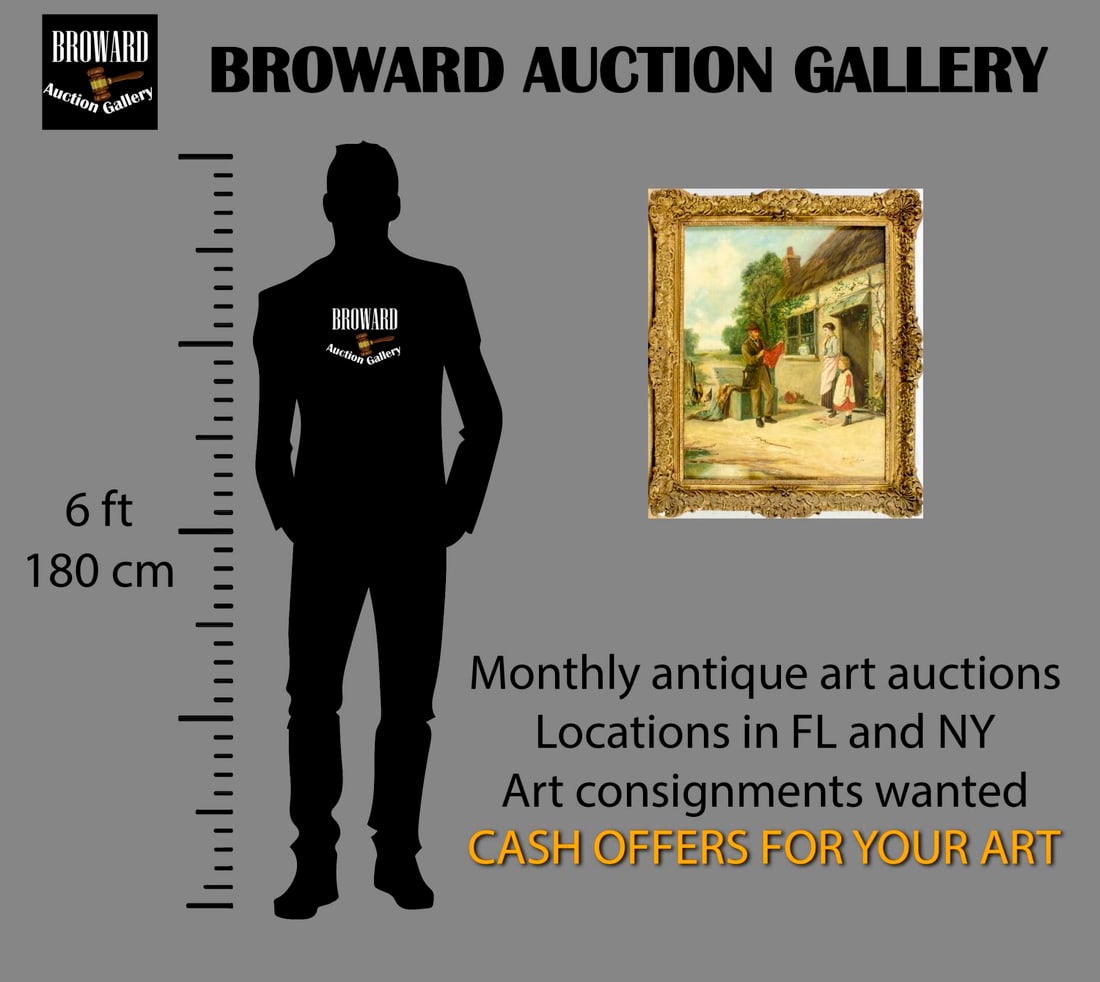 John Locker (UK,fl.1862-1872) oil painting antique - 2