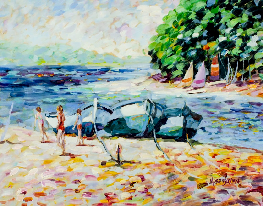 Lisandro Baylon (Argentina,US,b 1951) oil painting (1 of 14)