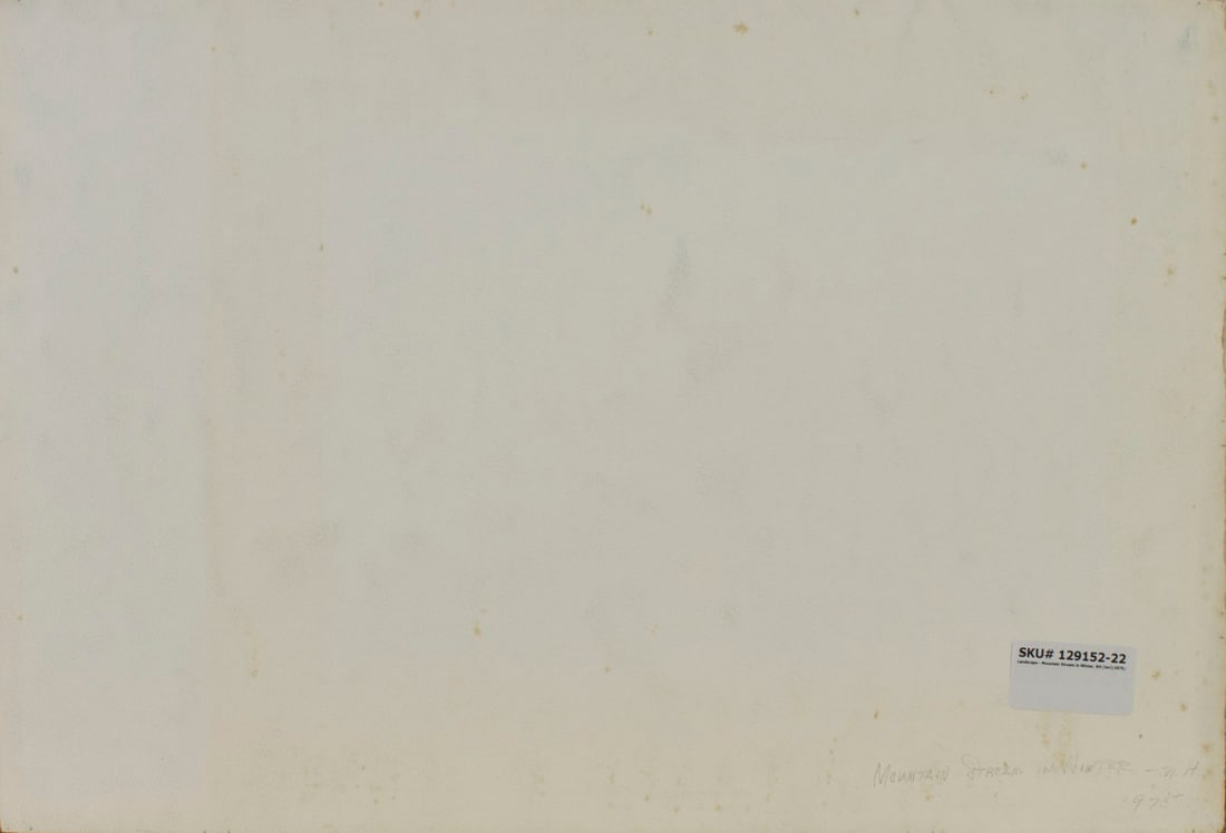 Eliot Batchelder (MA,1901-2003) watercolor painting - 9