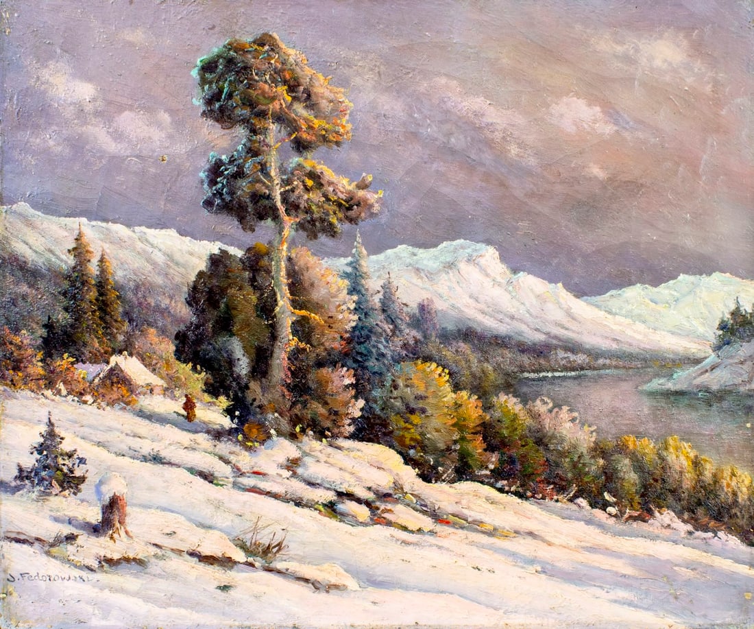 Sergiej Fedorowski (Poland,19/20C) oil painting antique (1 of 12)