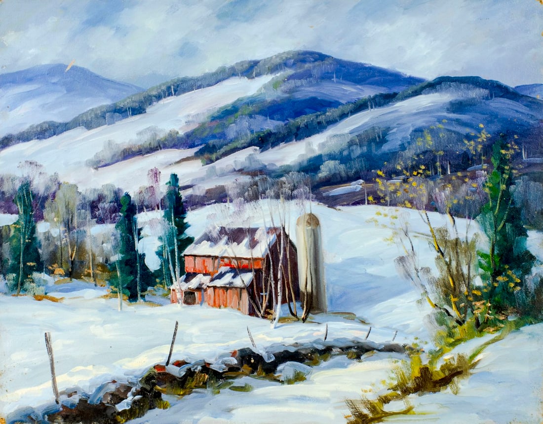 George Holloway (NJ,20C) oil painting (1 of 12)