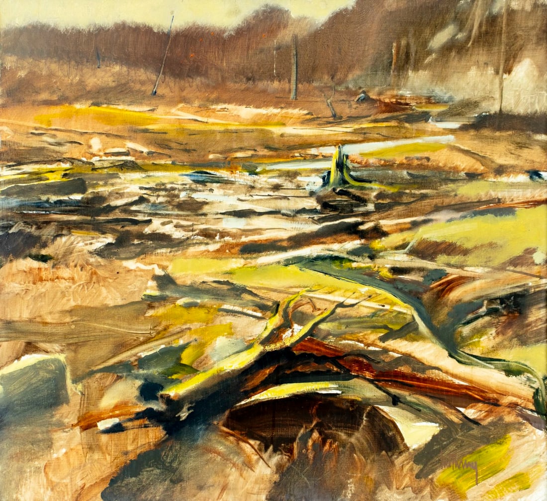 John Milton Metheany (MI,IL,CA,1935-2020) oil painting (1 of 14)