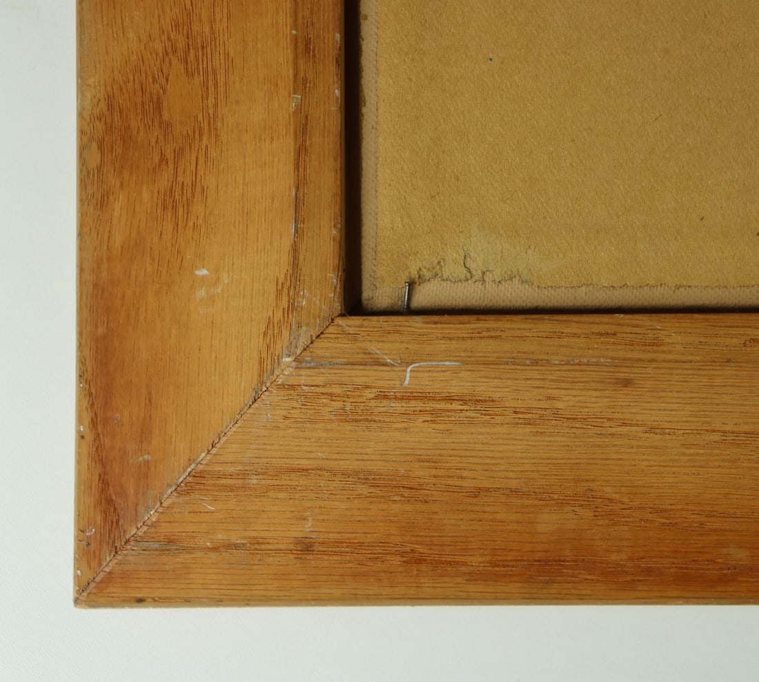 Vintage mid 20C American oil painting - 11