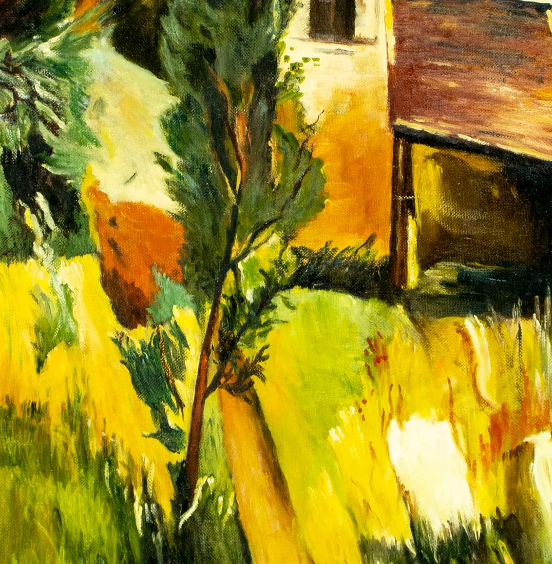 Vintage mid 20C American oil painting - 6